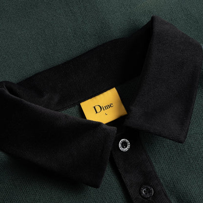 DIME CASINO RUGBY POLO DARK GREEN