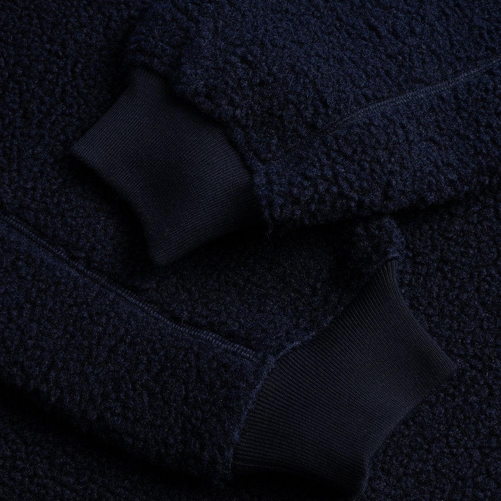 DIME POLAR FLEECE SHERPA ZIP NAVY