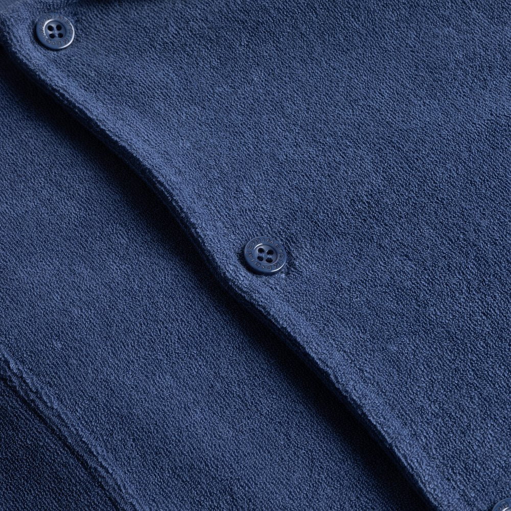 DIME TERRY CLOTH SHIRT BLUE