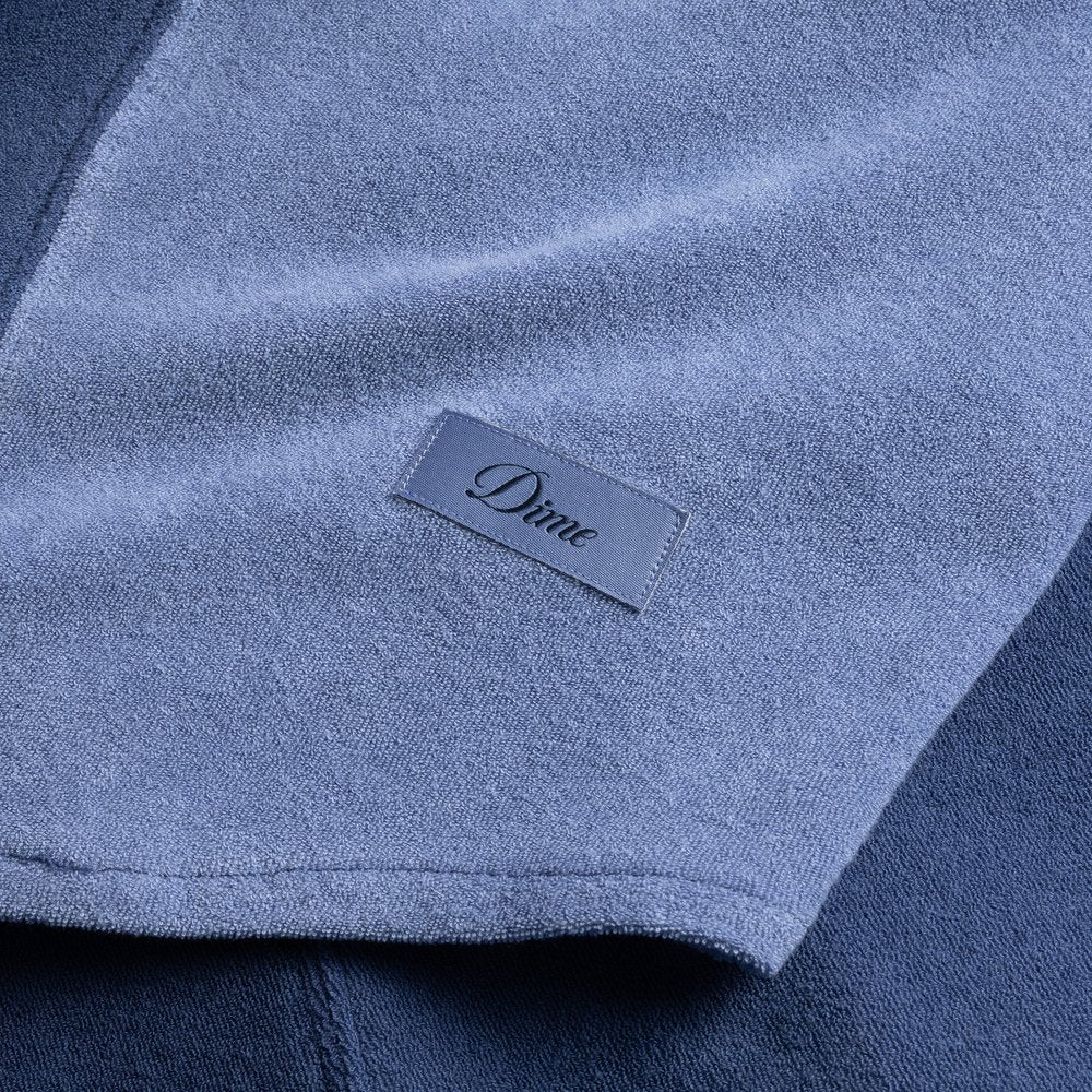 DIME TERRY CLOTH SHIRT BLUE