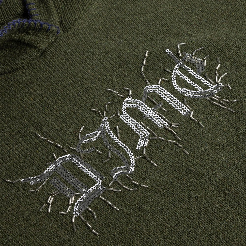 DIME HARDCORE WOOL HOODIE OLIVE