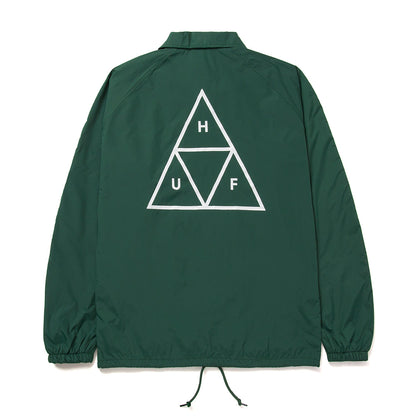HUF ESS TT COACHES JACKET DARK GREEN