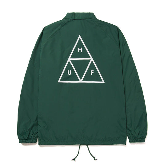HUF ESS TT COACHES JACKET DARK GREEN