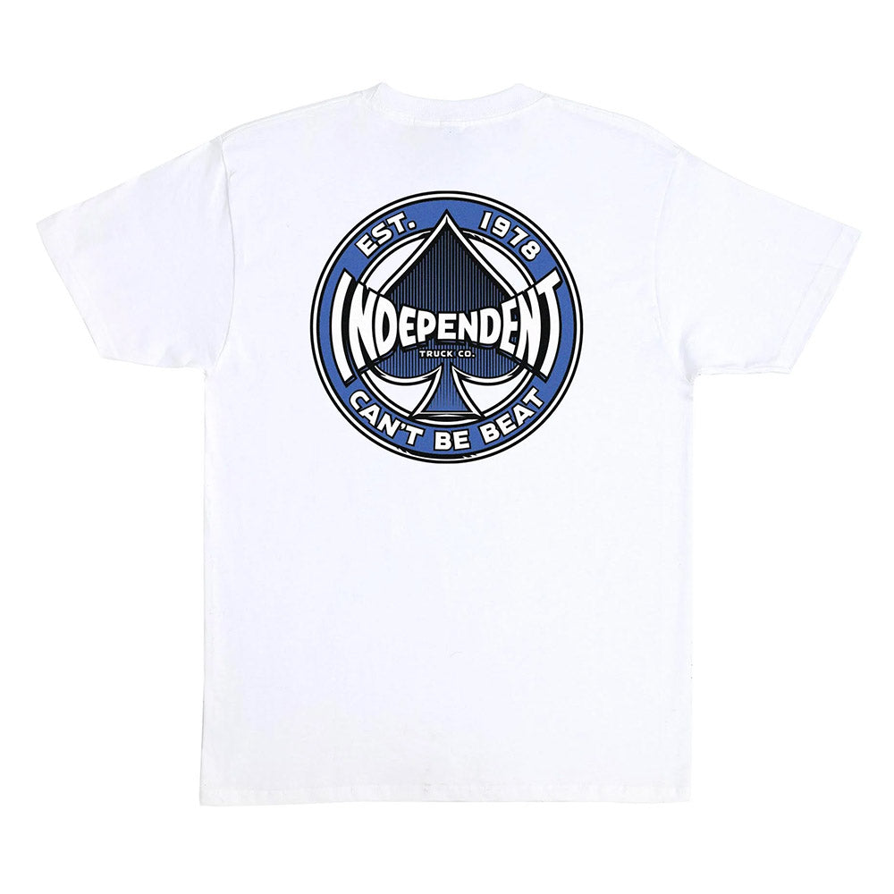 INDEPENDENT CAN'T BE BEAT TEE WHITE