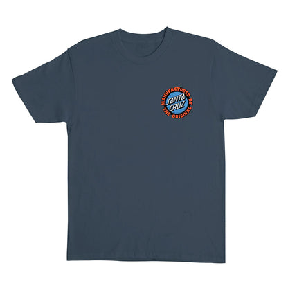 SANTA CRUZ SPEED MFG TEE NAVY