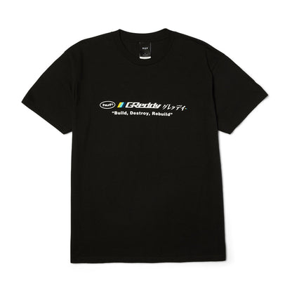 HUF X GREDDY MOTORS TEE BLACK