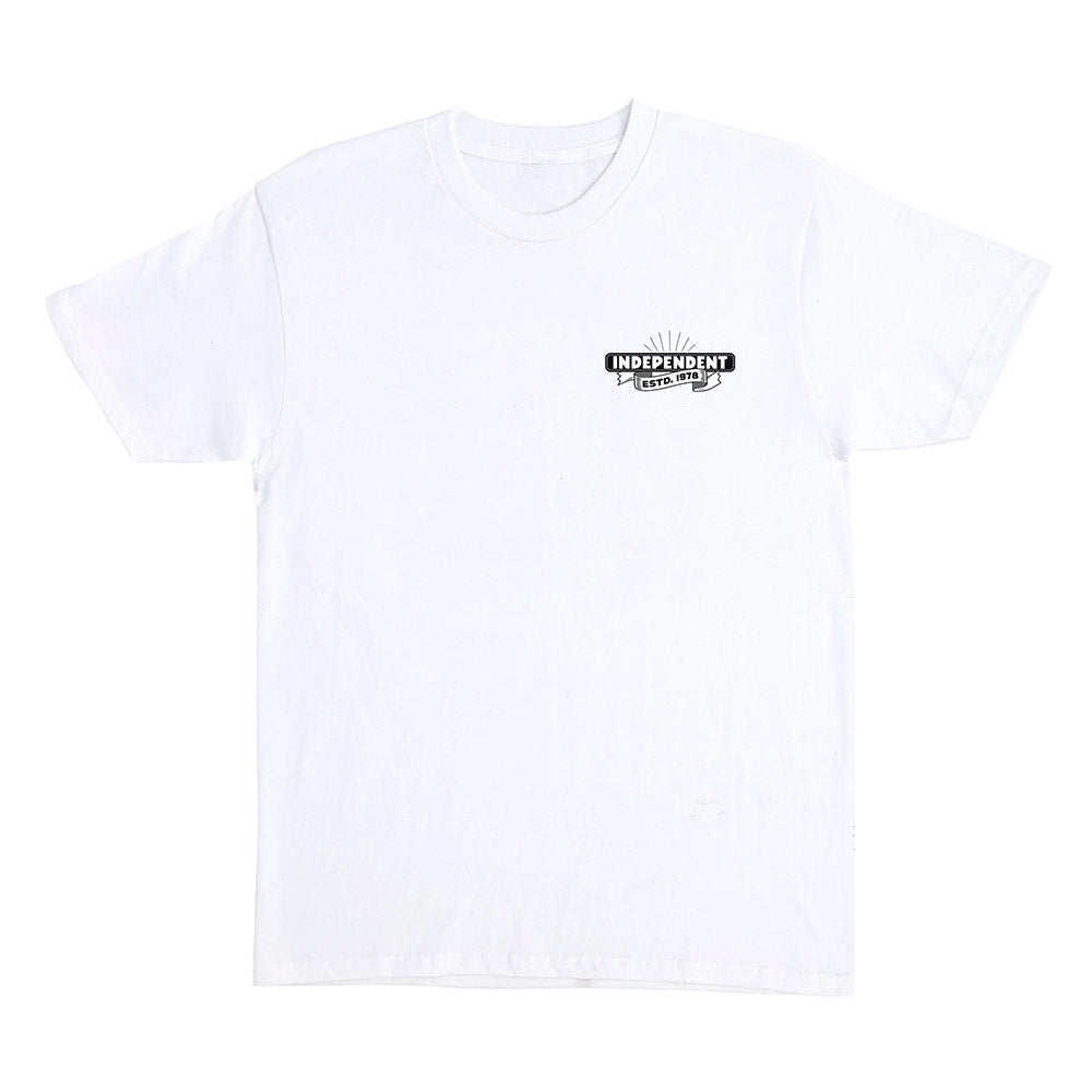 INDEPENDENT RTB SLEDGE TEE WHITE