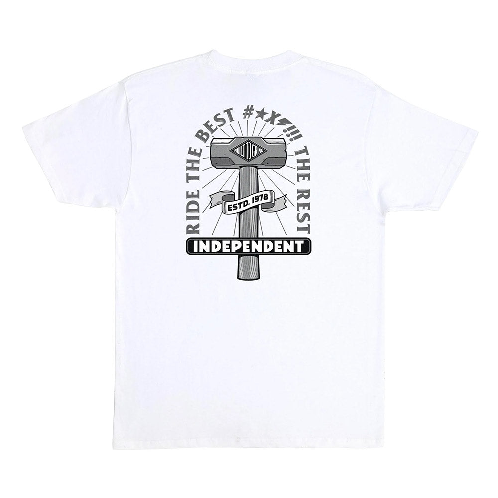 INDEPENDENT RTB SLEDGE TEE WHITE