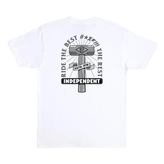 INDEPENDENT RTB SLEDGE TEE WHITE