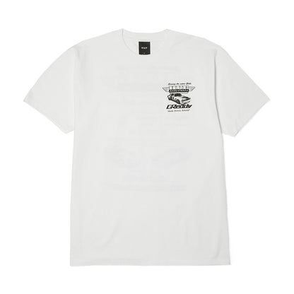 HUF X GREDDY BODY WORKS TEE WHITE