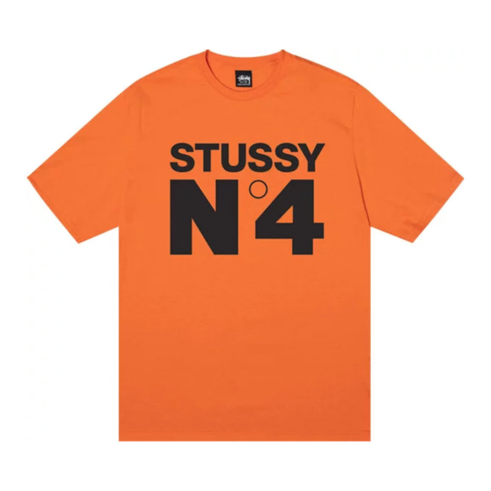 STUSSY NO.4 TEE ORANGE