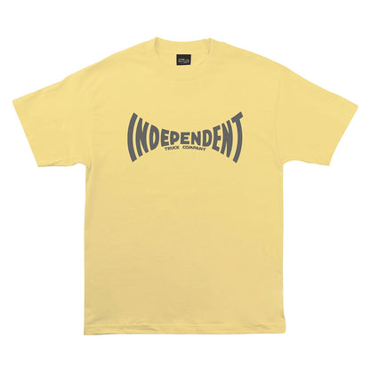 INDEPENDENT SPAN TEE YELLOW