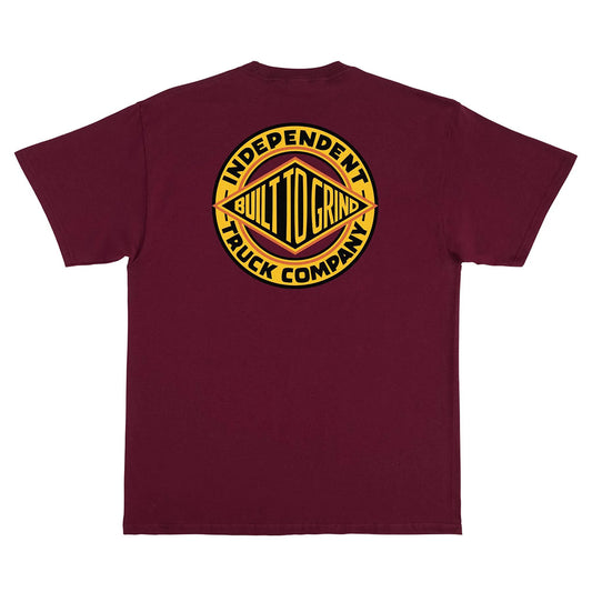 INDEPENDENT BTG SUMMIT TEE BURGUNDY