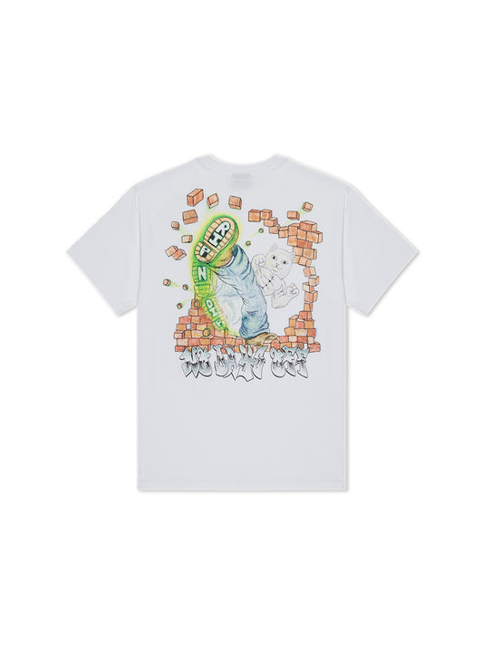 Karate Kat Tee White