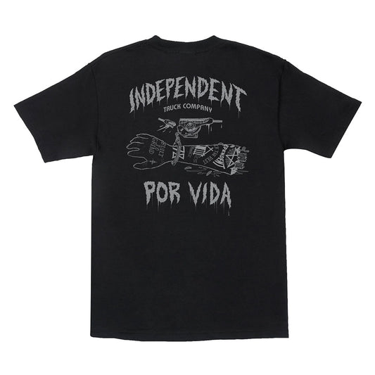 INDEPENDENT POR VIDA TEE BLACK