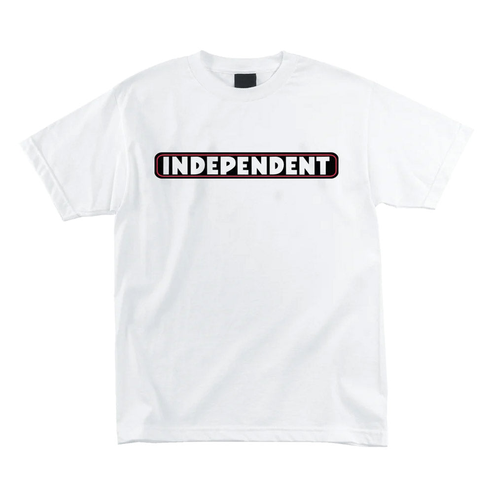 INDEPENDENT BAR LOGO TEE WHITE