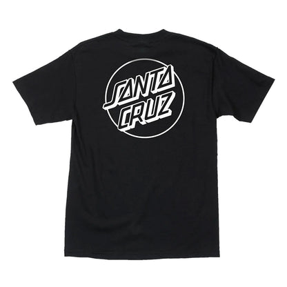 SANTA CRUZ OPUS DOT TEE BLACK