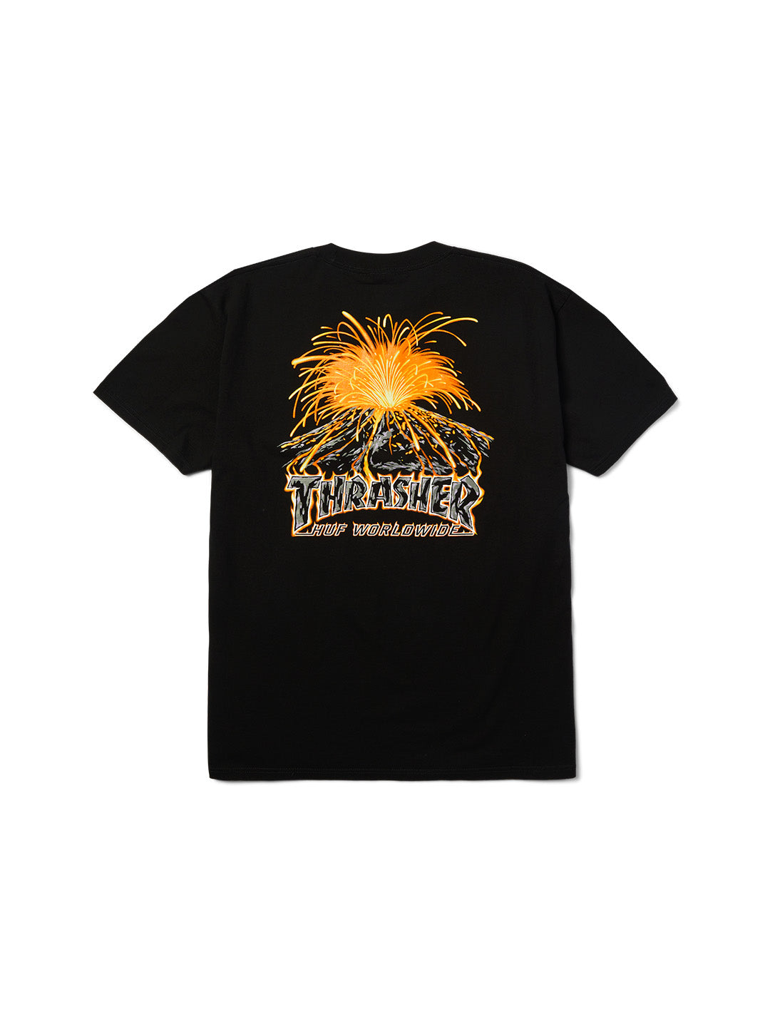 Huf X Thrasher Meltdown Tee Black