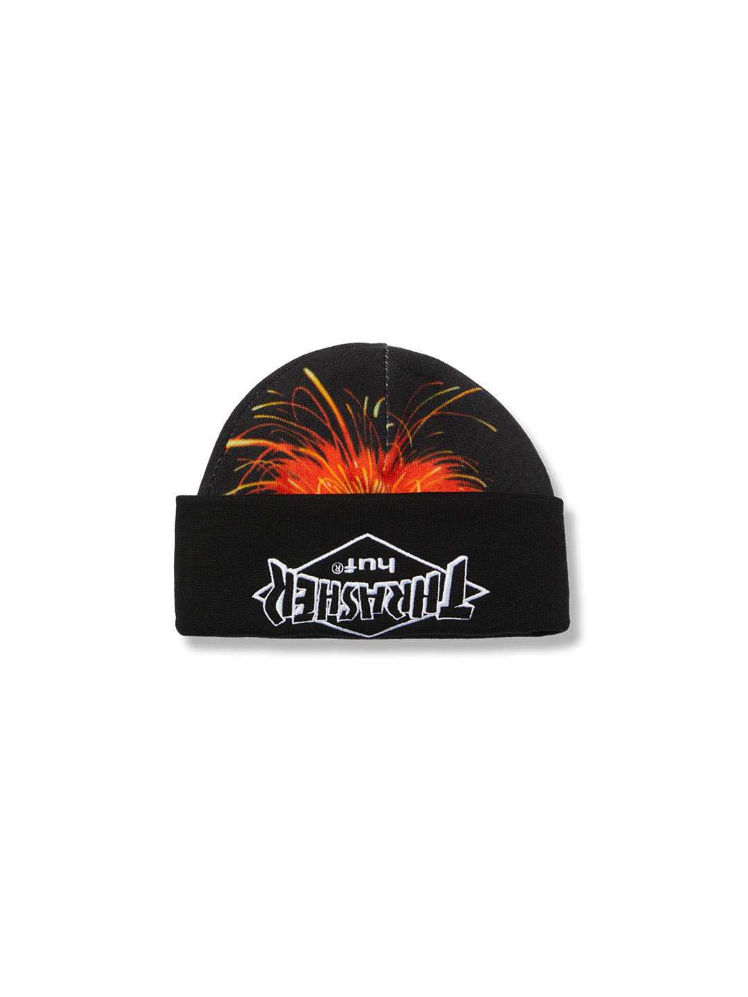 Huf X Thrasher Meltdown Reversible Beanie Black