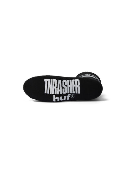 Huf X Thrasher Logo Sock Black