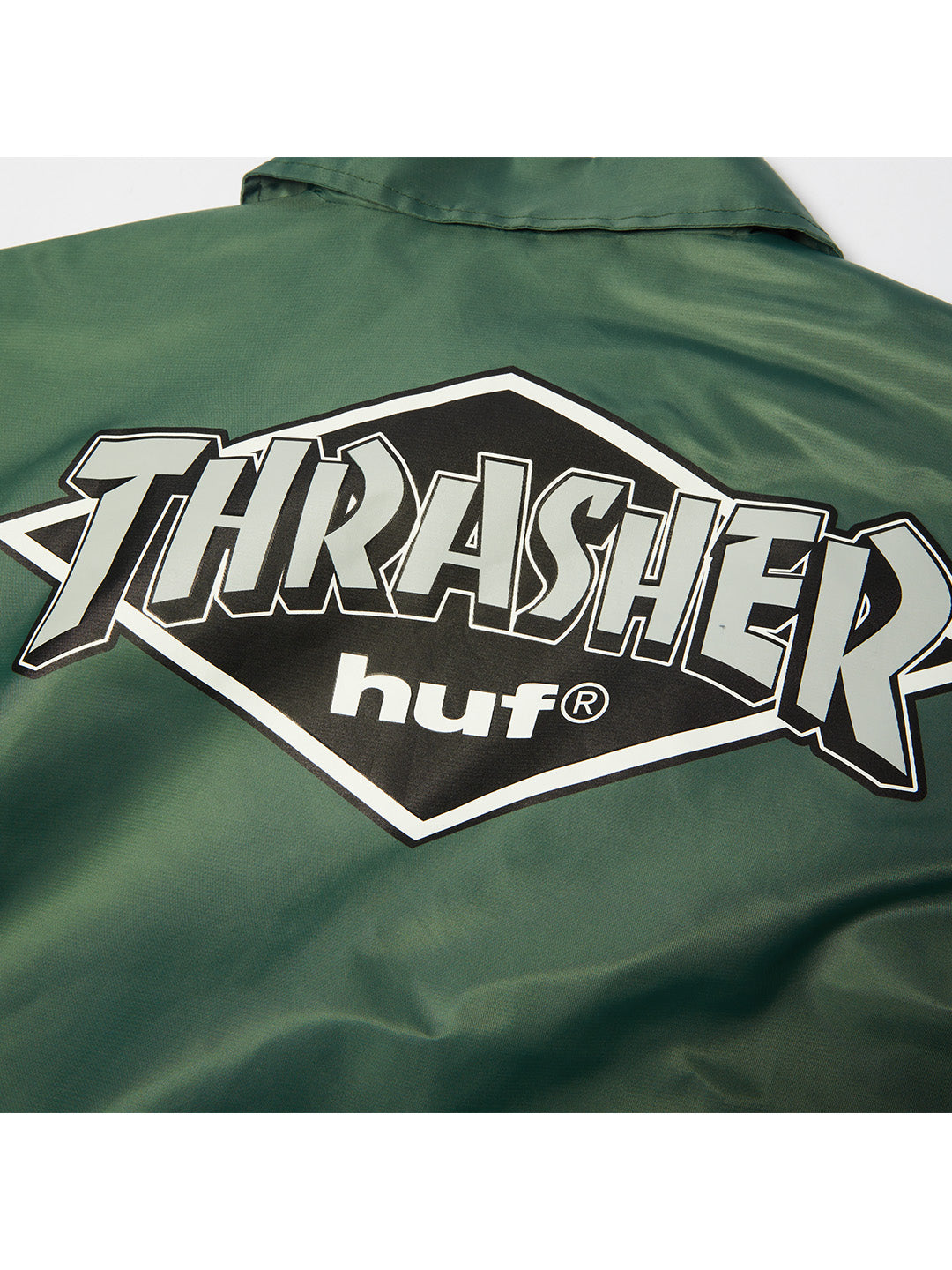Huf X Thrasher Logo Jacket Dark Green