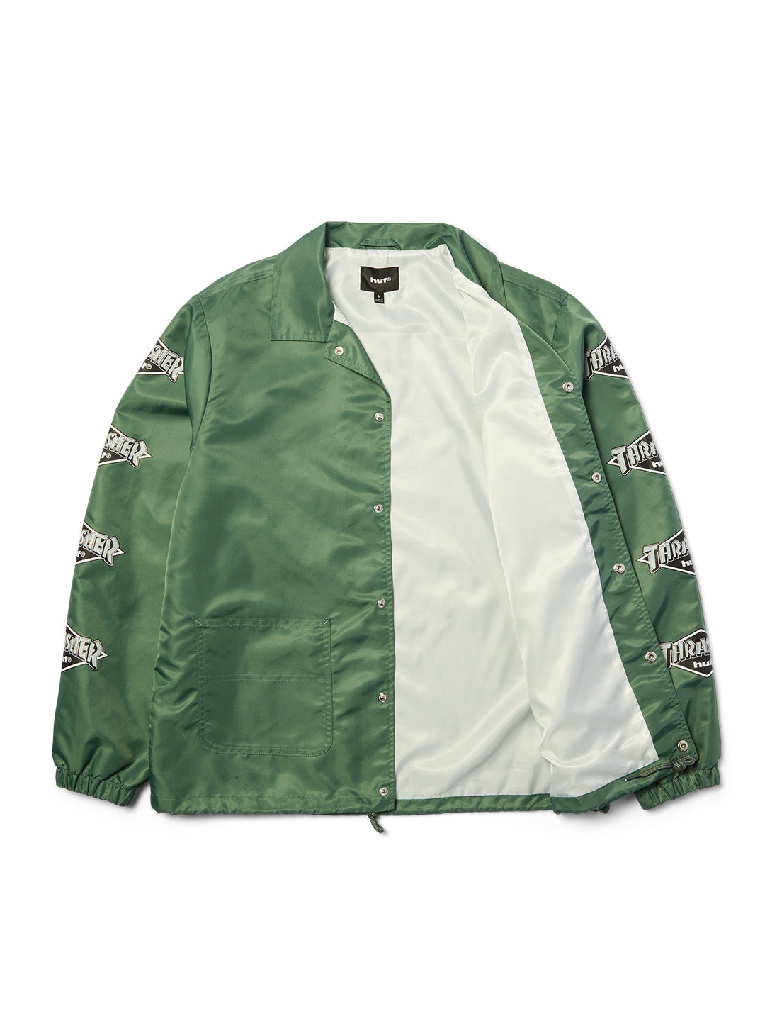 Huf X Thrasher Logo Jacket Dark Green