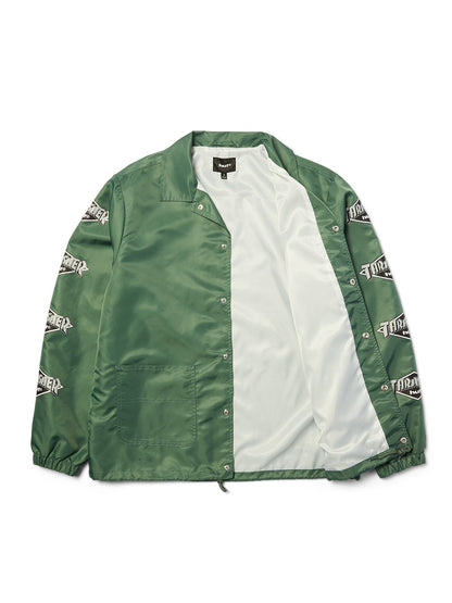 Huf X Thrasher Logo Jacket Dark Green