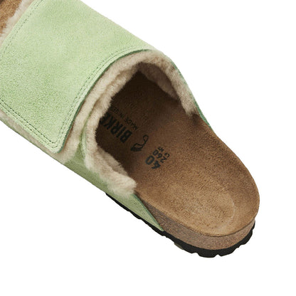 STUSSY X BIRKENSTOCK SOLANA VL SHEARLING GREEN