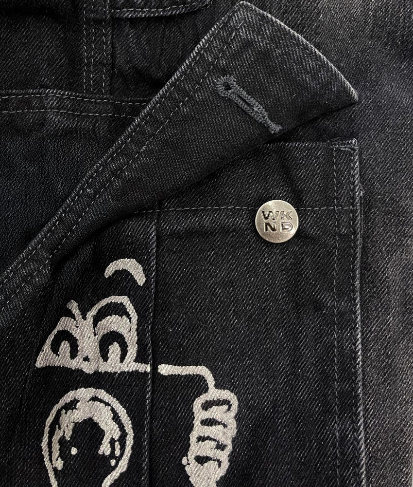 WKND TECHIE DENIM JEANS BLACK