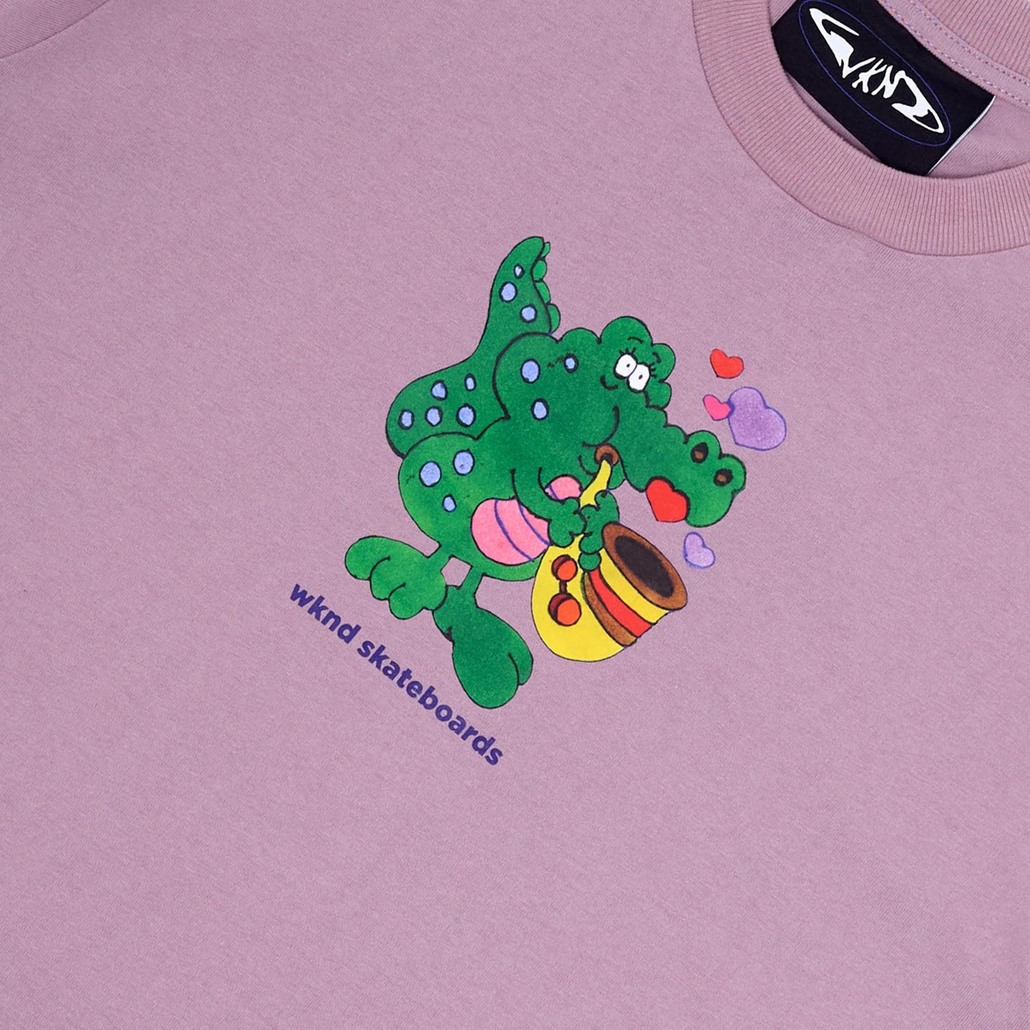 WKND HELLO MARCH TEE PURPLE