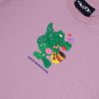 WKND HELLO MARCH TEE PURPLE