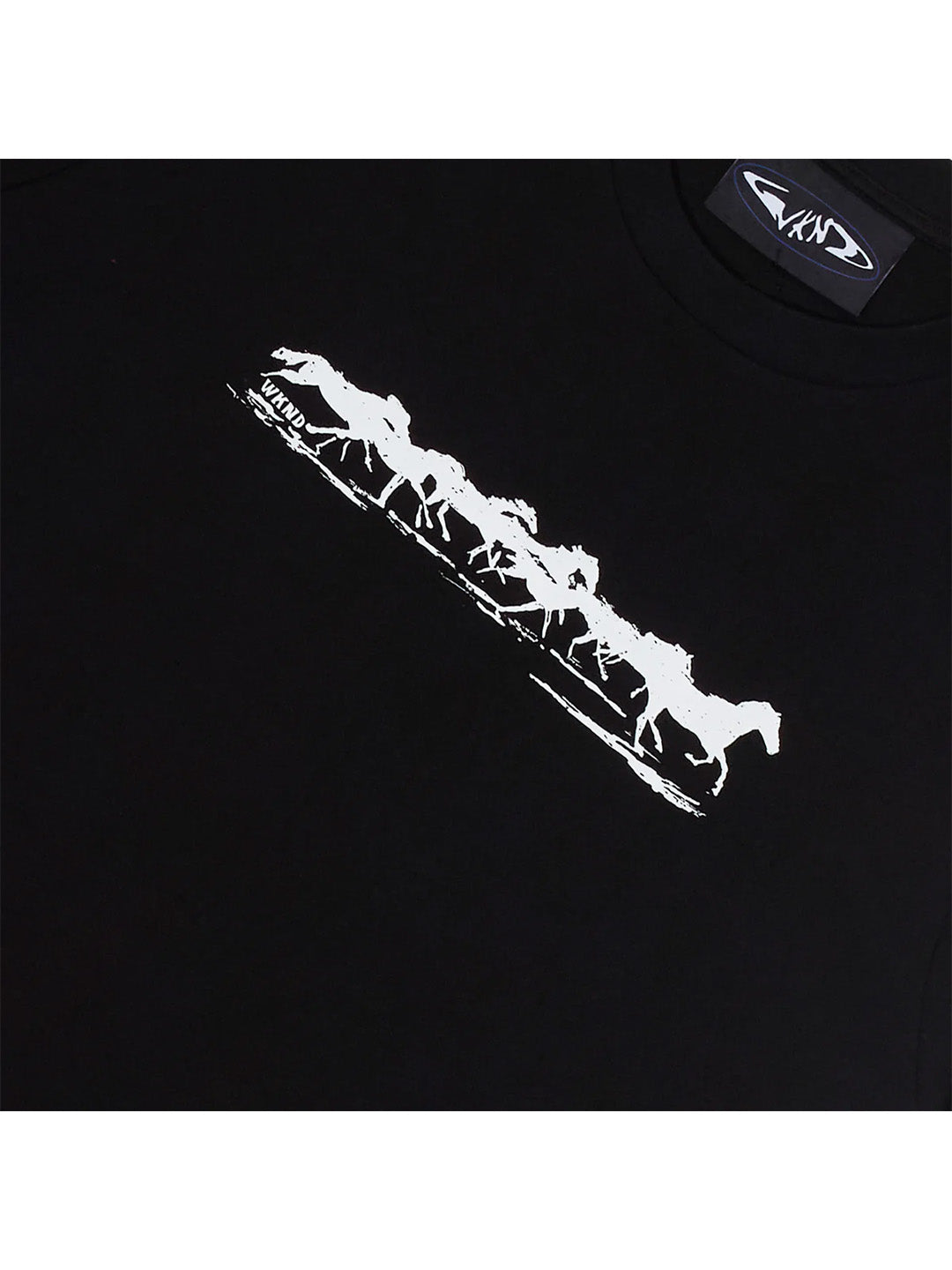 Silver Stallion Tee Black