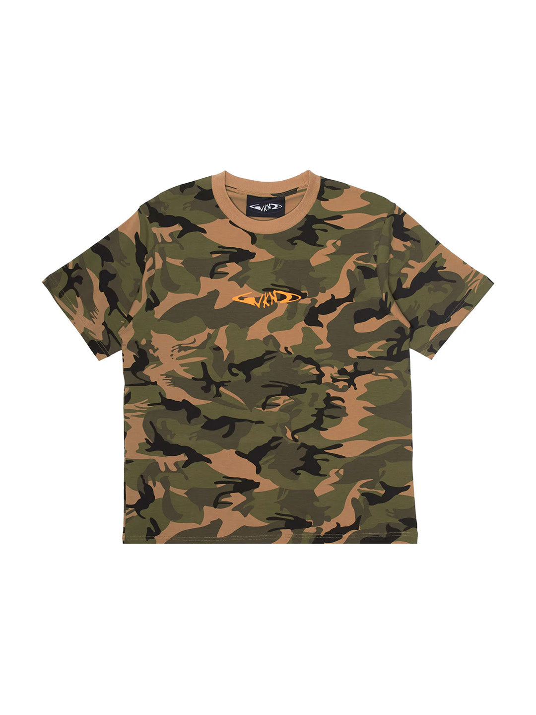 Fishbone Surplus Tee Green Camo