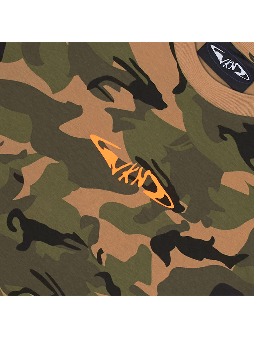 Fishbone Surplus Tee Green Camo