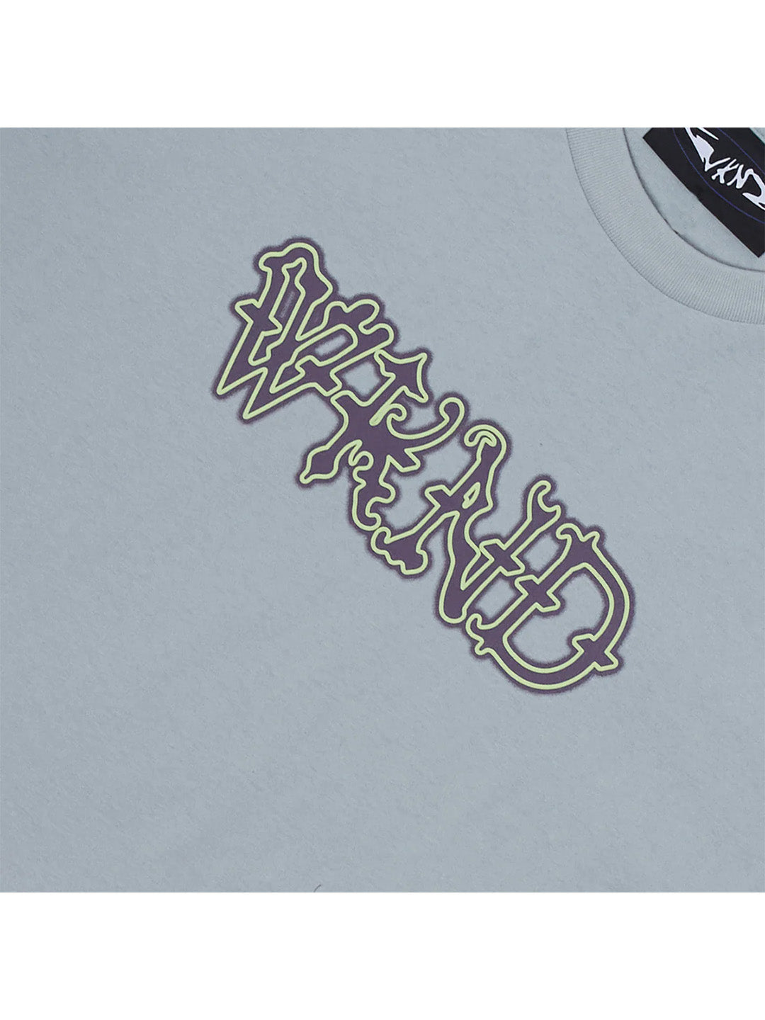 Huldra Script Tee Light Blue