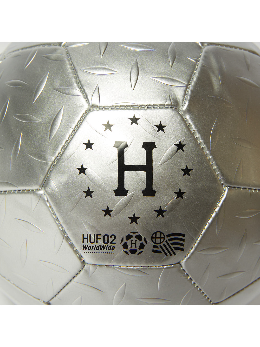 Diamond Plate Ball Silver