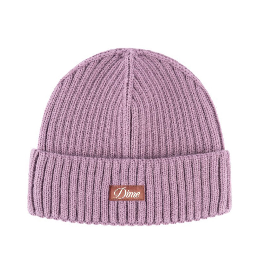 DIME CURSIVE FOLD BEANIE PINK
