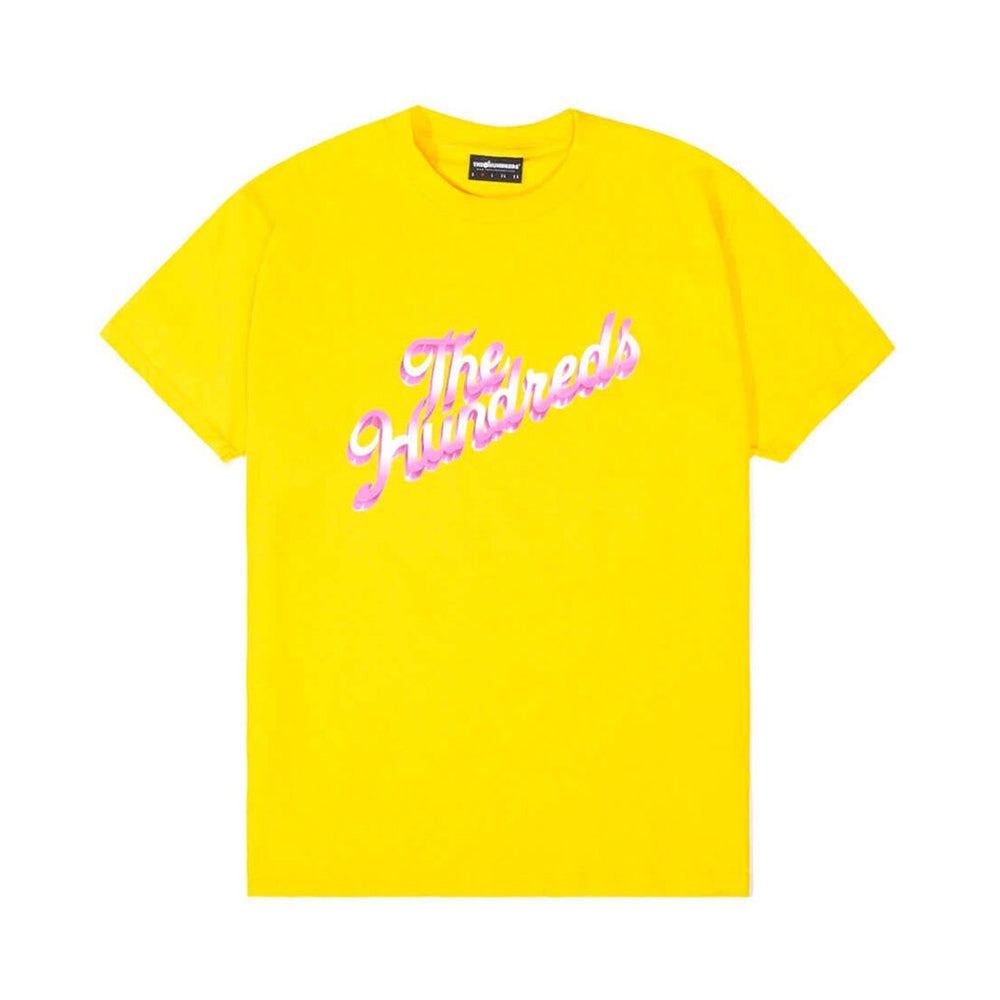 THE HUNDREDS BEYOND SLANT TEE YELLOW