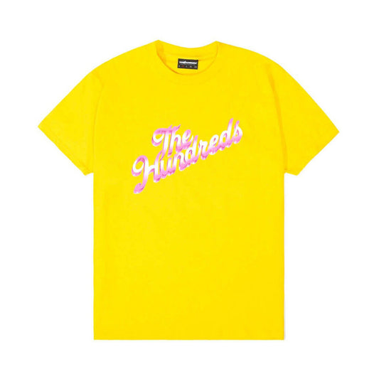THE HUNDREDS BEYOND SLANT TEE YELLOW
