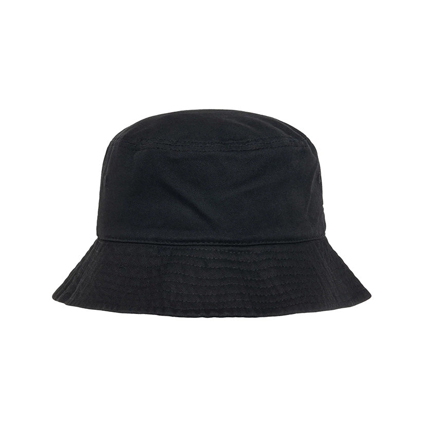 STUSSY STOCK BUCKET HAT BLACK