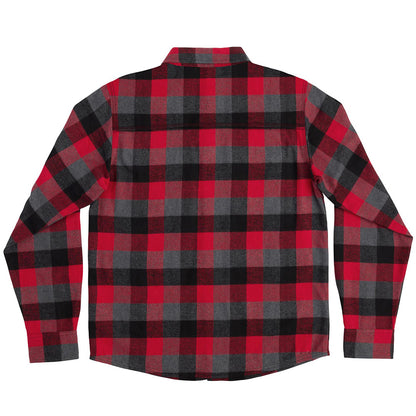 INDEPENDENT BELMONT LS FLANNEL RED