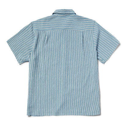 HUF APOLLO STRIPED SHIRT LIGHT BLUE