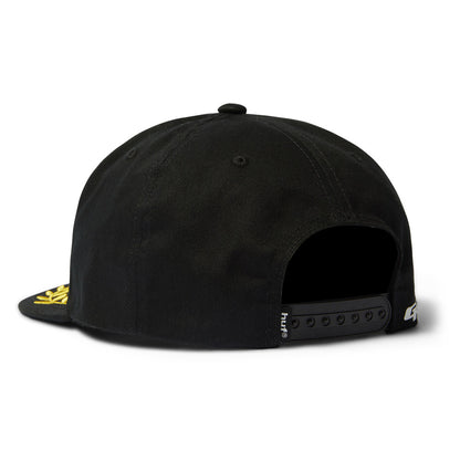 HUF X GREDDY TEAM SNAPBACK BLACK