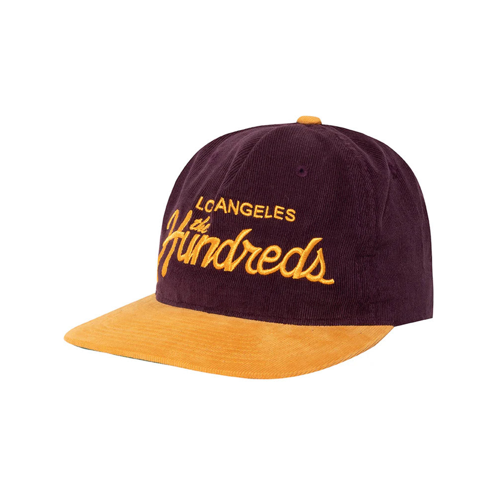 THE HUNDREDS TEAM 2 SNAPBACK BURGUNDY