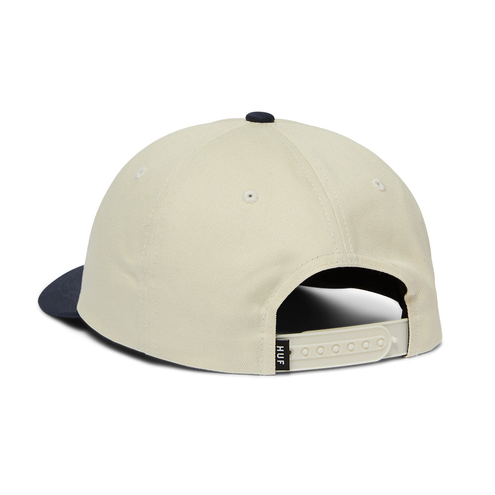 HUF MELT 5 PANEL SNAPBACK CREAM