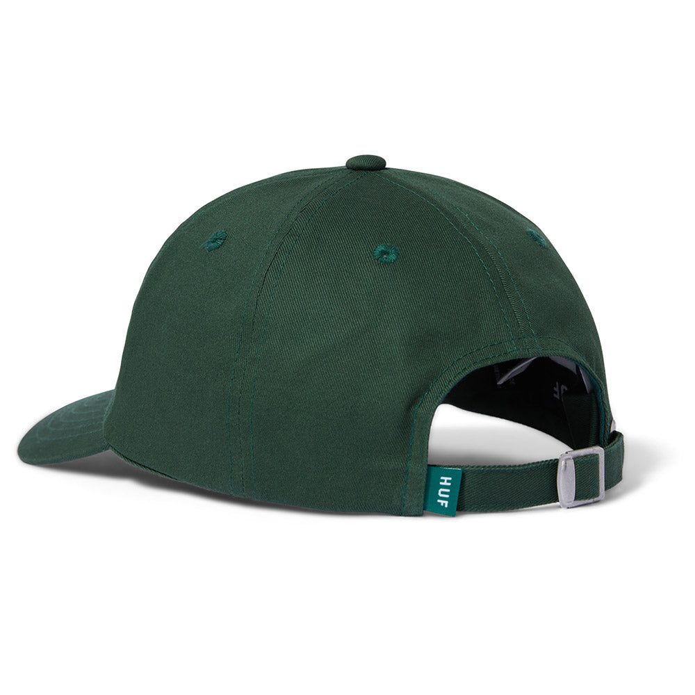 HUF BLOOM CV 6 PANEL HAT DARK GREEN