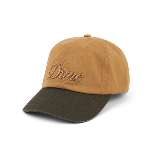 DIME CURSIVE LOW PRO CAP KHAKI