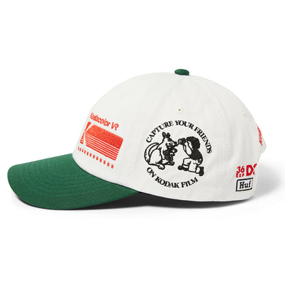 HUF X KODAK SNAPBACK WHITE