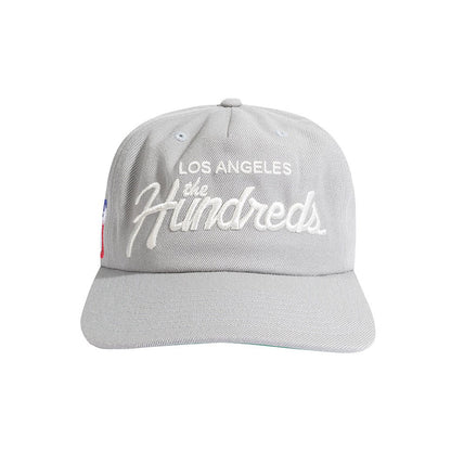 THE HUNDREDS TEAM SNAPBACK GREY
