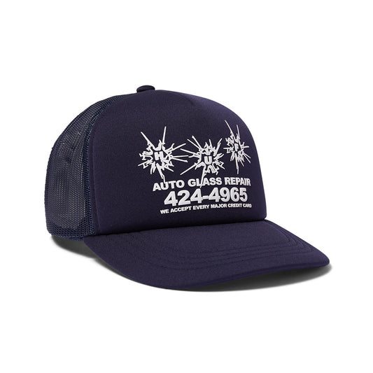 HUF AUTO GLASS TRUCKER NAVY